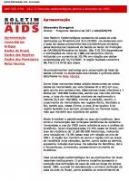 Boletim Epidemiológico Aids - 2003