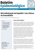 BE Vol.51 Nº 29 Microeliminação da hepatite C nas clínicas de hemodiálise; Consumo abusivo de bebidas alcoólicas e mortalidade plenamente atribuível ao álcool no Brasil: evidências para enfrentamento e Informes gerais