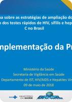 2ª Oficina sobre as estratégias de ampliação do uso e distribuição dos testes rápidos de HIV, sífilis e hepatites B e C no Brasil - Dia 09/05 - 7 - PrEP (Marihá Moura)