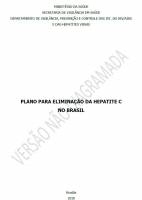 Plano para Eliminação da Hepatite C no Brasil